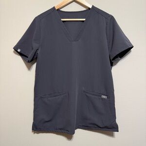 Figs Gray 2 pocket Casma Top Women’s Medium
